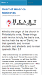 Mobile Screenshot of heartofamericaministries.com